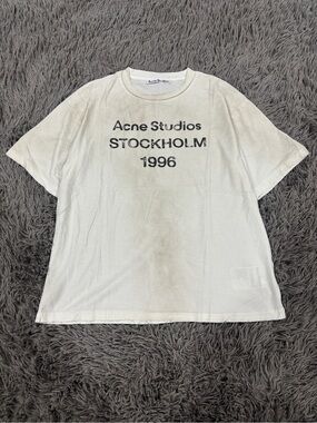 Acne Studios Dirty Print Short Sleeve
